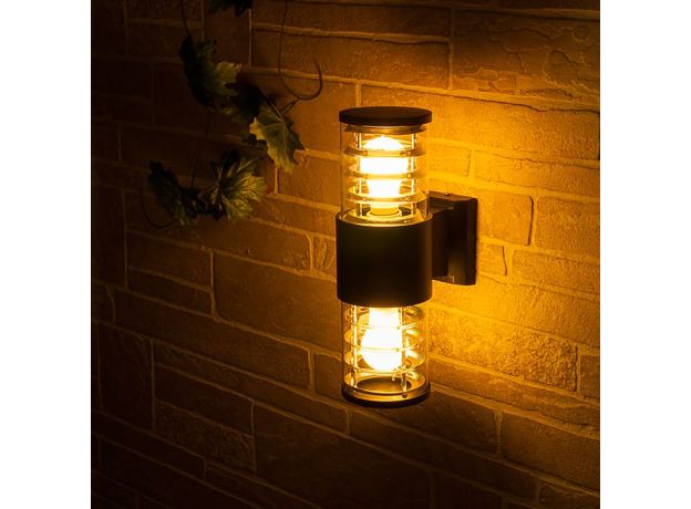 Настенный уличный светильник 1407 Techno черный IP54 1407 Techno черный