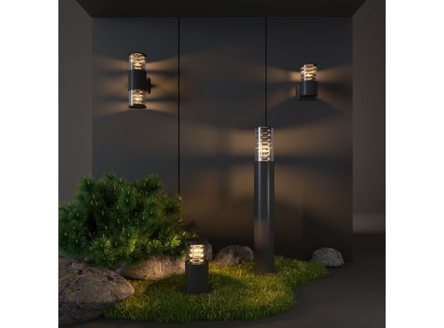 Настенный уличный светильник 1407 Techno черный IP54 1407 Techno черный