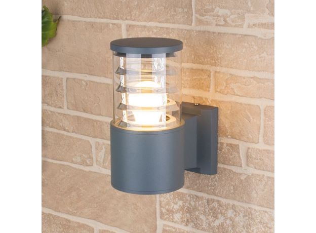 Настенный уличный светильник 1408 Techno cерый IP54 1408 Techno cерый