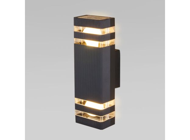 Настенный уличный светильник 1449 Techno  черный IP54 Techno 1449 черный