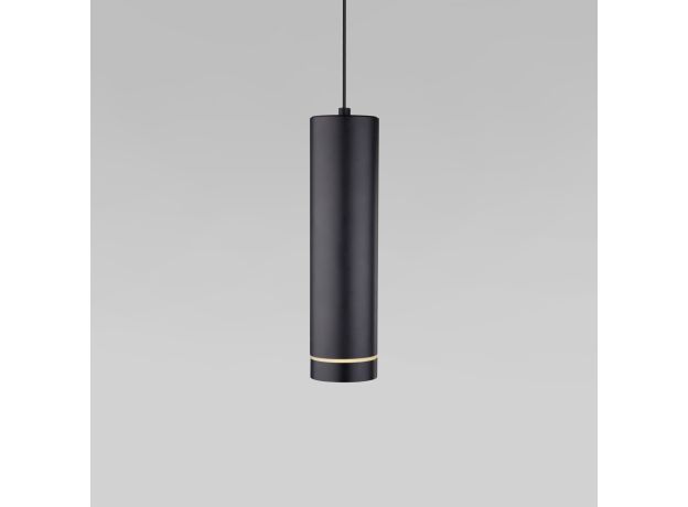 Подвесной светодиодный светильник DLR023 12W 4200K черный матовый