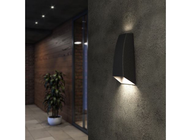 Пылевлагозащи<wbr>щенный светодиодный светильник 1016 Techno черный IP54 1016 Techno черный