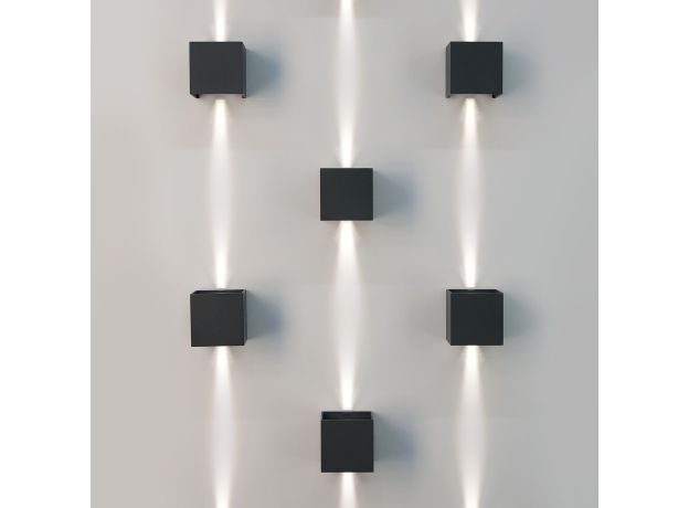 Пылевлагозащи<wbr>щенный светодиодный светильник с регулируемым углом рассеивания Winner черный IP54 1548 Techno LED черный