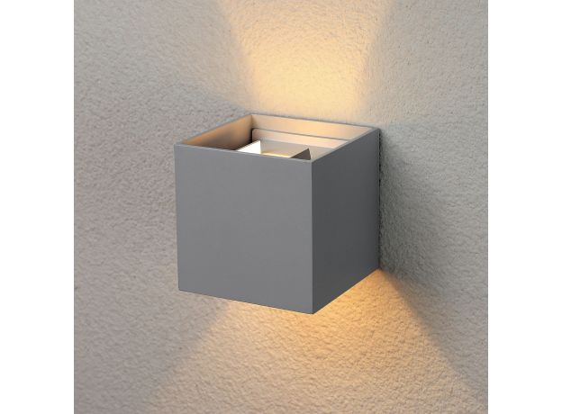 Пылевлагозащи<wbr>щенный светодиодный светильник с регулируемым углом рассеивания Winner серый IP54 1548 Techno LED серый