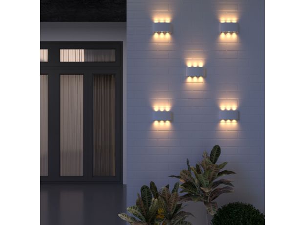 Пылевлагозащи<wbr>щенный светодиодный светильник Twinky Trio белый IP54 1551 Techno LED белый