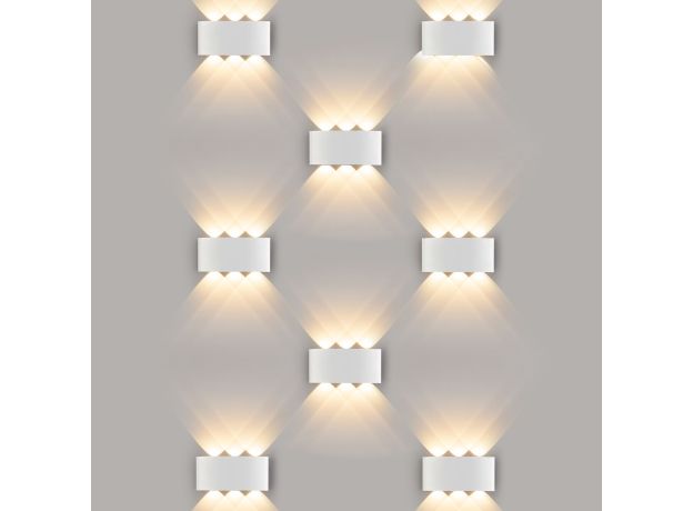 Пылевлагозащи<wbr>щенный светодиодный светильник Twinky Trio белый IP54 1551 Techno LED белый