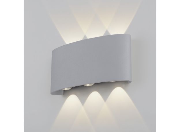 Пылевлагозащищенный светодиодный светильник Twinky Trio серый IP54 1551 Techno LED серый