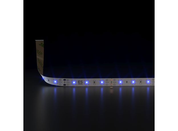 Светодиодная лента 12 В 4,8 Вт/м 60 Led/м 2835 IP20, синий, 5 м Лента светодиодная 12V 4,8W 60Led 2835 IP20 синий, 5м