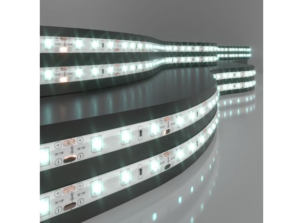 Светодиодная лента 12 В 4,8 Вт/м 60 Led/м 2835 IP65, холодный белый 6500К, 5 м Лента светодиодная 12V 4,8W 60Led 2835 IP65 холодный белый, 5м