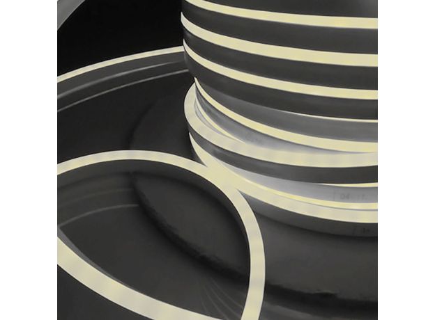 Светодиодный гибкий неон 220 В 9,6 Вт/м 120 Led/м 2835 IP67, односторонний холодный белый 6500К, 50 м Гибкий неон 220V 9,6W 120Led 2835 IP67 односторонний холодный белый, 50 м