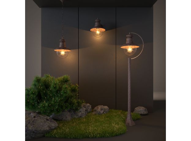 Уличный настенный светильник Talli D IP44 GL 3002D брауни