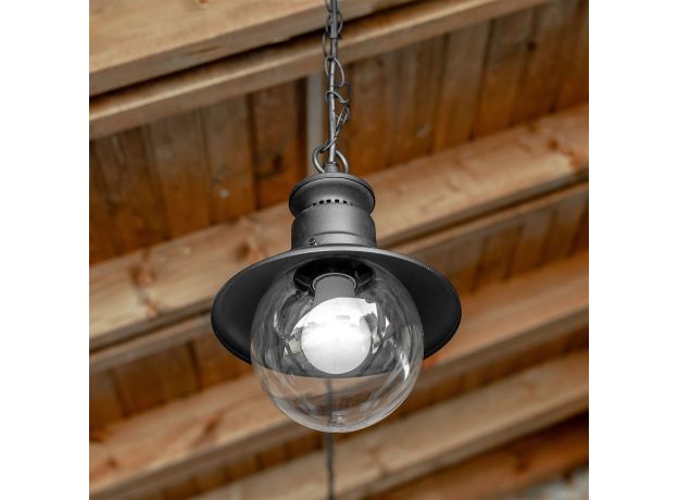 Уличный подвесной светильник Talli H черный IP44 GL 3002H черный
