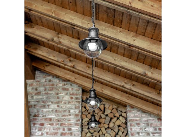 Уличный подвесной светильник Talli H черный IP44 GL 3002H черный