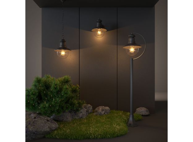 Уличный подвесной светильник Talli H черный IP44 GL 3002H черный