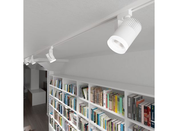 Трековый светодиодный светильник для однофазного шинопровода Accord 30W белый 4200K (1 шт.) LTB20