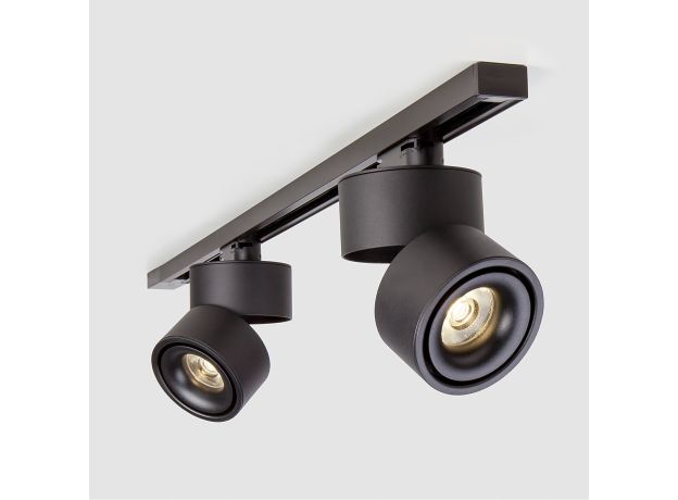 Трековый светодиодный светильник для однофазного шинопровода Klips черный 15W 4200K (1 шт.) LTB21