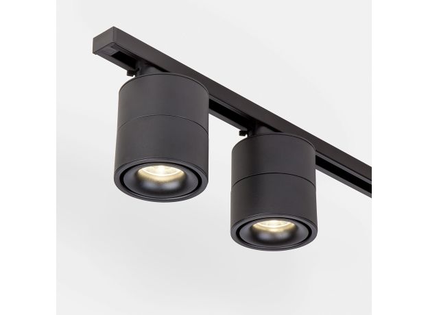 Трековый светодиодный светильник для однофазного шинопровода Klips черный 15W 4200K (1 шт.) LTB21