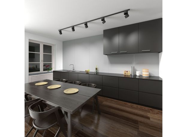 Трековый светодиодный светильник для однофазного шинопровода Klips черный 15W 4200K (1 шт.) LTB21