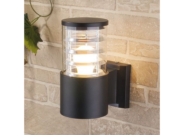 Настенный уличный светильник 1408 Techno черный IP54 1408 Techno черный