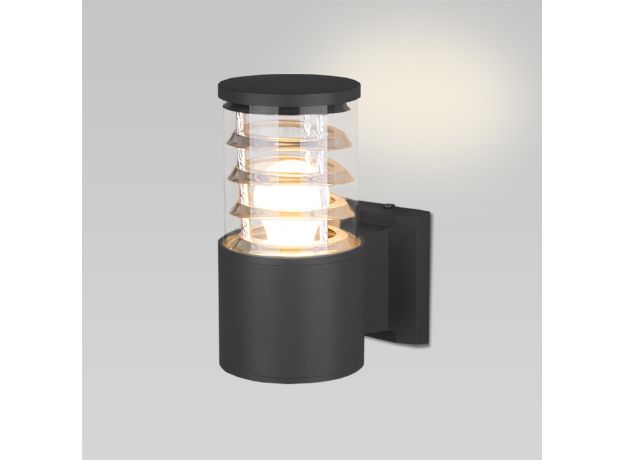 Настенный уличный светильник 1408 Techno черный IP54 1408 Techno черный