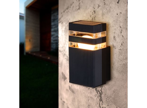 Настенный уличный светильник 1450 Techno черный IP54 1450 Techno черный