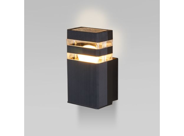 Настенный уличный светильник 1450 Techno черный IP54 1450 Techno черный