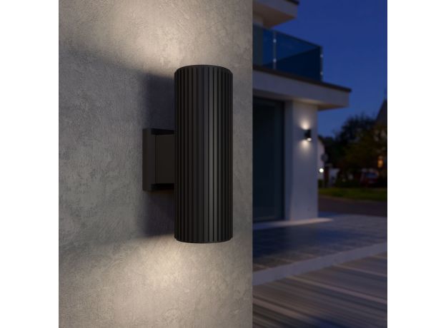 Уличный настенный светильник Strict IP54 1403 Techno черный