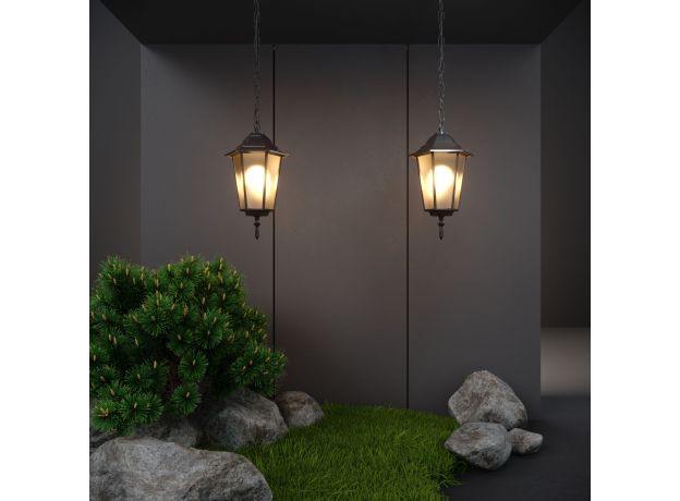 Уличный подвесной светильник GL 1004H черное золото IP44 GL 1004H черное золото