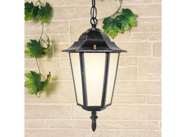 Уличный подвесной светильник GL 1004H черное золото IP44 GL 1004H черное золото