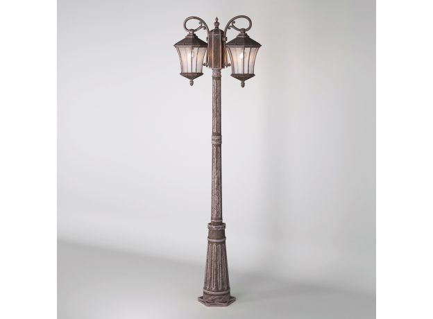 Уличный светильник на столбе Virgo F/2 капучино IP44 GLXT-1450F/2 капучино