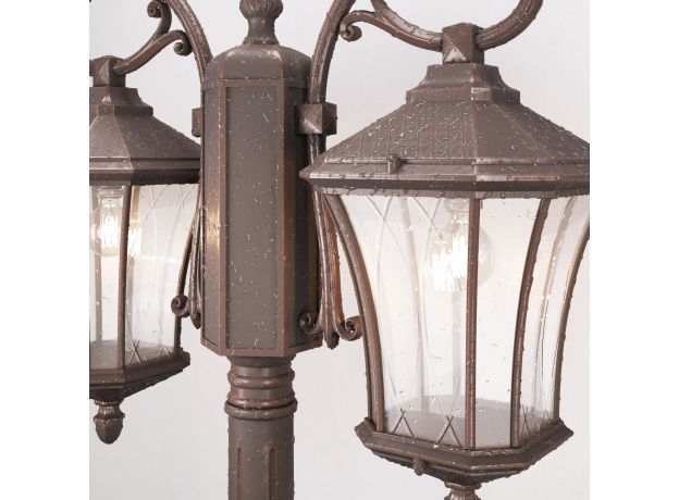 Уличный светильник на столбе Virgo F/2 капучино IP44 GLXT-1450F/2 капучино