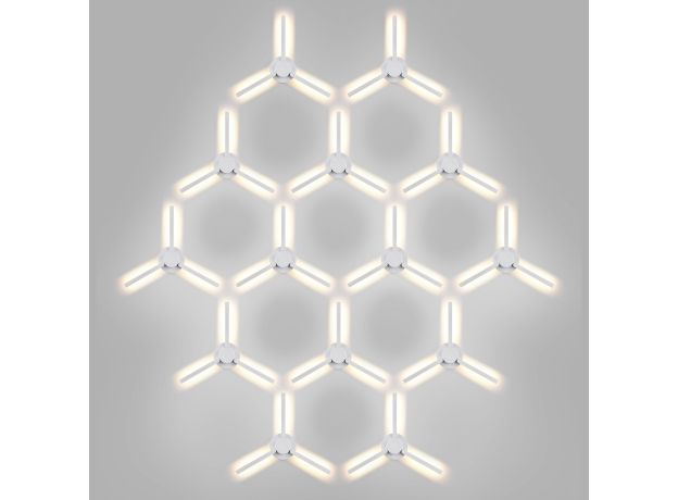 Пылевлагозащи<wbr>щенный светодиодный светильник с поворотным механизмом Lever IP54 1665 Techno LED белый