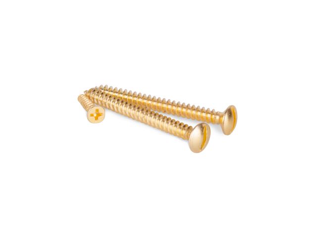 Винты для накладного выключателя 3шт. золото ретро WL18-21-01