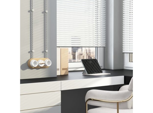 Винты для накладного выключателя 3шт. золото ретро WL18-21-01