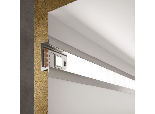 Встраиваемый алюминиевый профиль для светодиодной ленты LL-2-ALP007