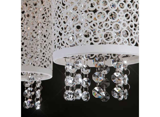 Подвесной светильник с хрусталем 1181/3 хром