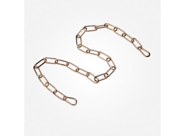 Цепь с карабинами 1 м золото 10301 золото