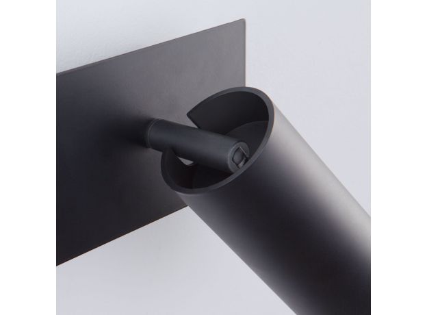 Светодиодный настенный светильник с поворотными плафонами 20066/2 LED черный/золото