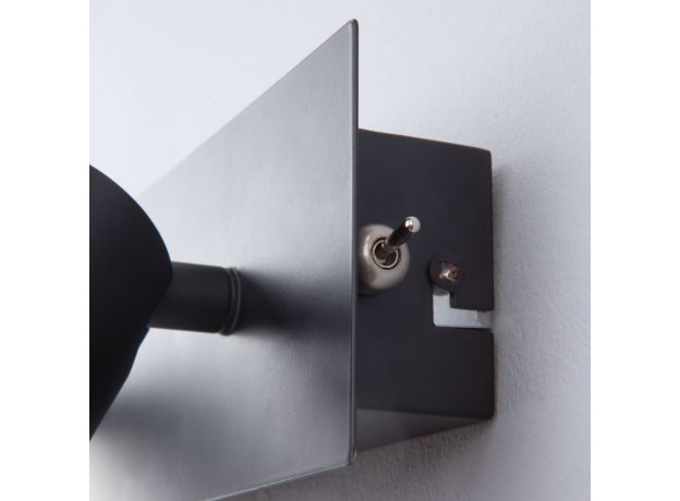 Светодиодный настенный светильник с поворотными плафонами 20066/2 LED черный/золото