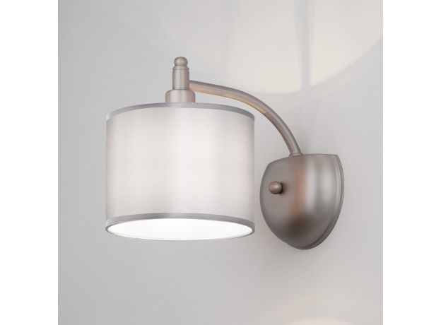 Бра с абажуром 60080/1 сатин-никель