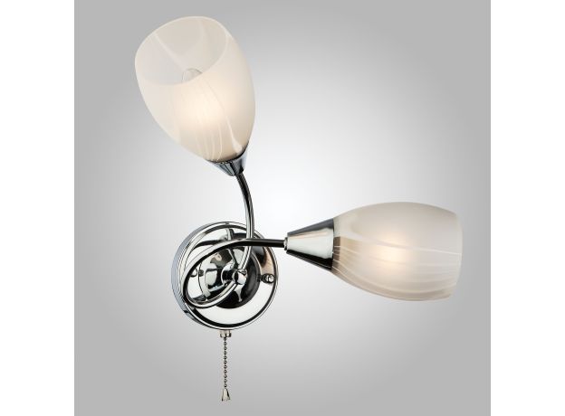 Бра с двумя плафонами 2275/2 хром