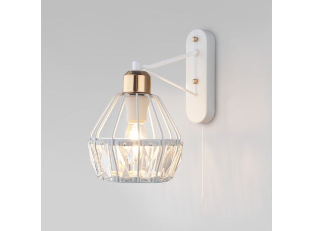 Бра с хрусталем 70075/1 белый