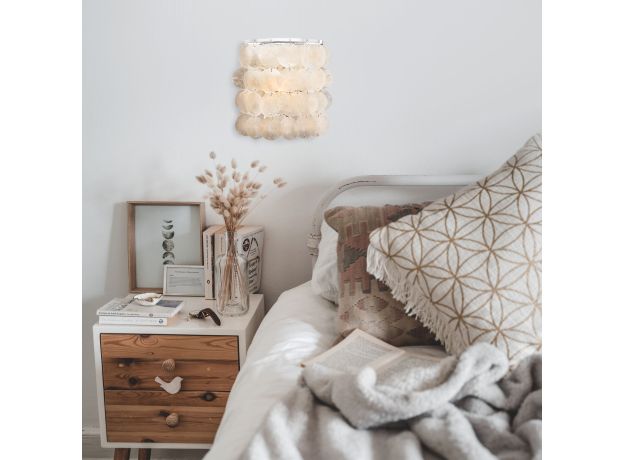 Бра с перламутром 60005/1 хром/перламутр