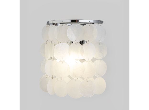 Бра с перламутром 60005/1 хром/перламутр