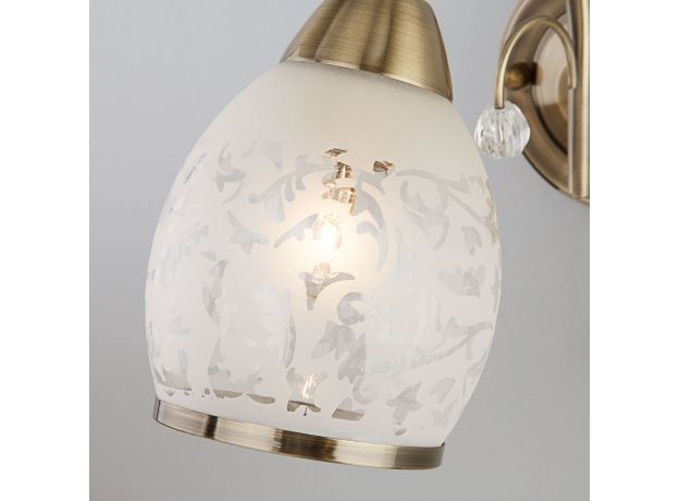 Бра с выключателем 30026/1 античная бронза