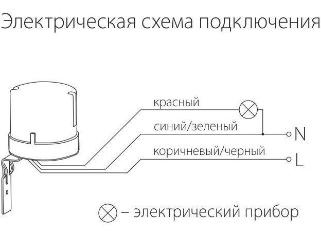 Датчик освещенности 5500W IP44 SNS L 07