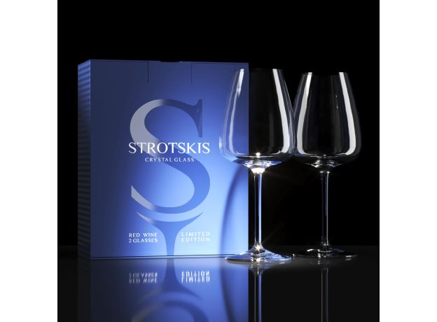 Хрустальные бокалы Strotskis Dionys, красное вино (2 шт.) 0301/2