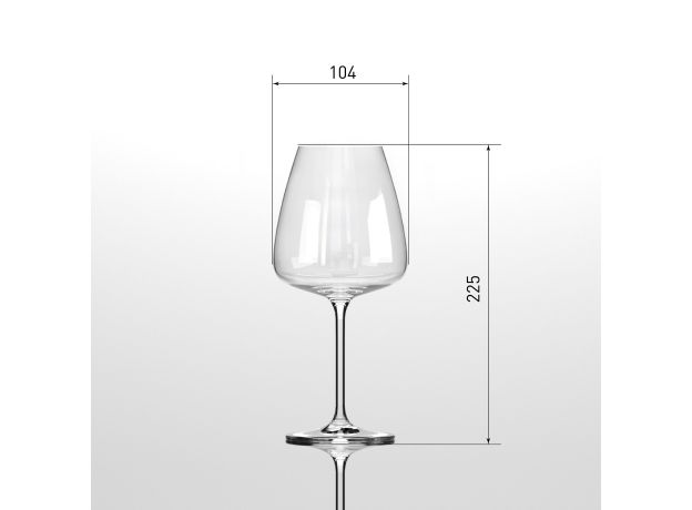 Хрустальные бокалы Strotskis Dionys, красное вино (2 шт.) 0301/2