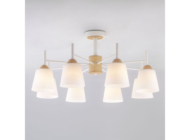 Люстра потолочная с плафонами 70085/8 белый