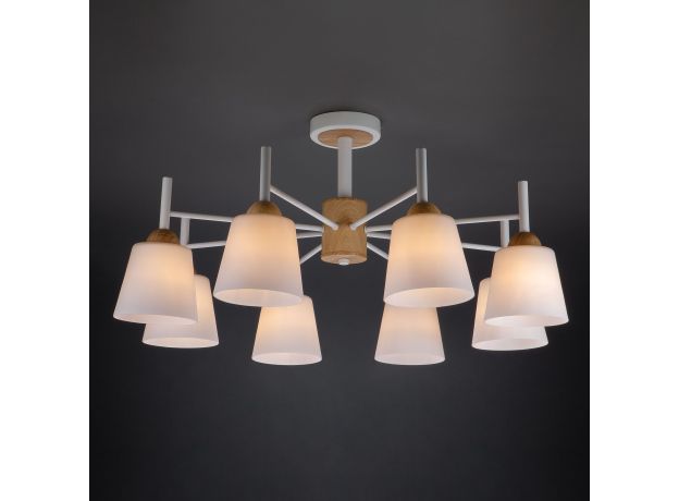 Люстра потолочная с плафонами 70085/8 белый